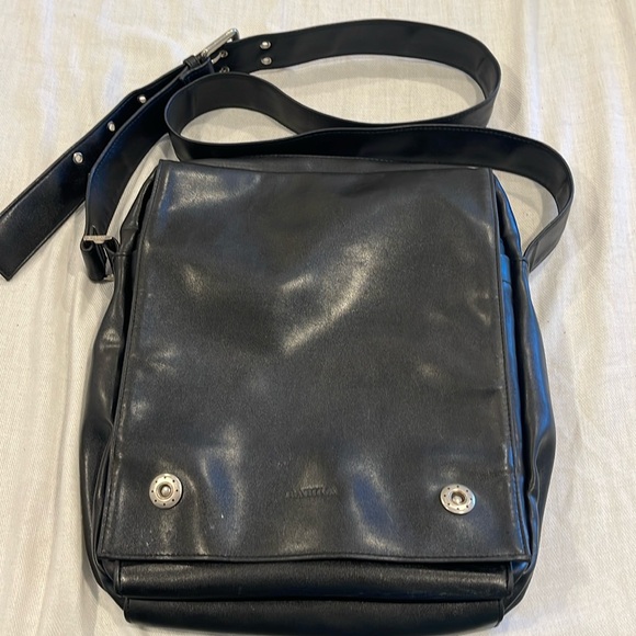 Babila Handbags - VTG- Babilla Leather satchel black